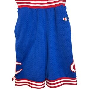 Champion Blue/Red Logo Vintage Athletic Shorts X-Small